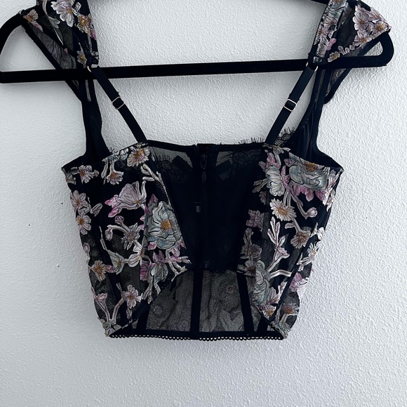 Victoria Secret Floral Corset Top - Picture 3 of 3